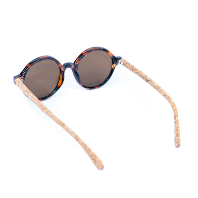 Women's Cork Sunglasses with UV Protection Lenses(Including case) L-1070