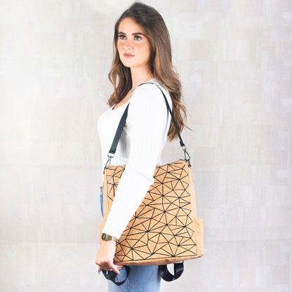 Geometric Cork backpack BAG-2228