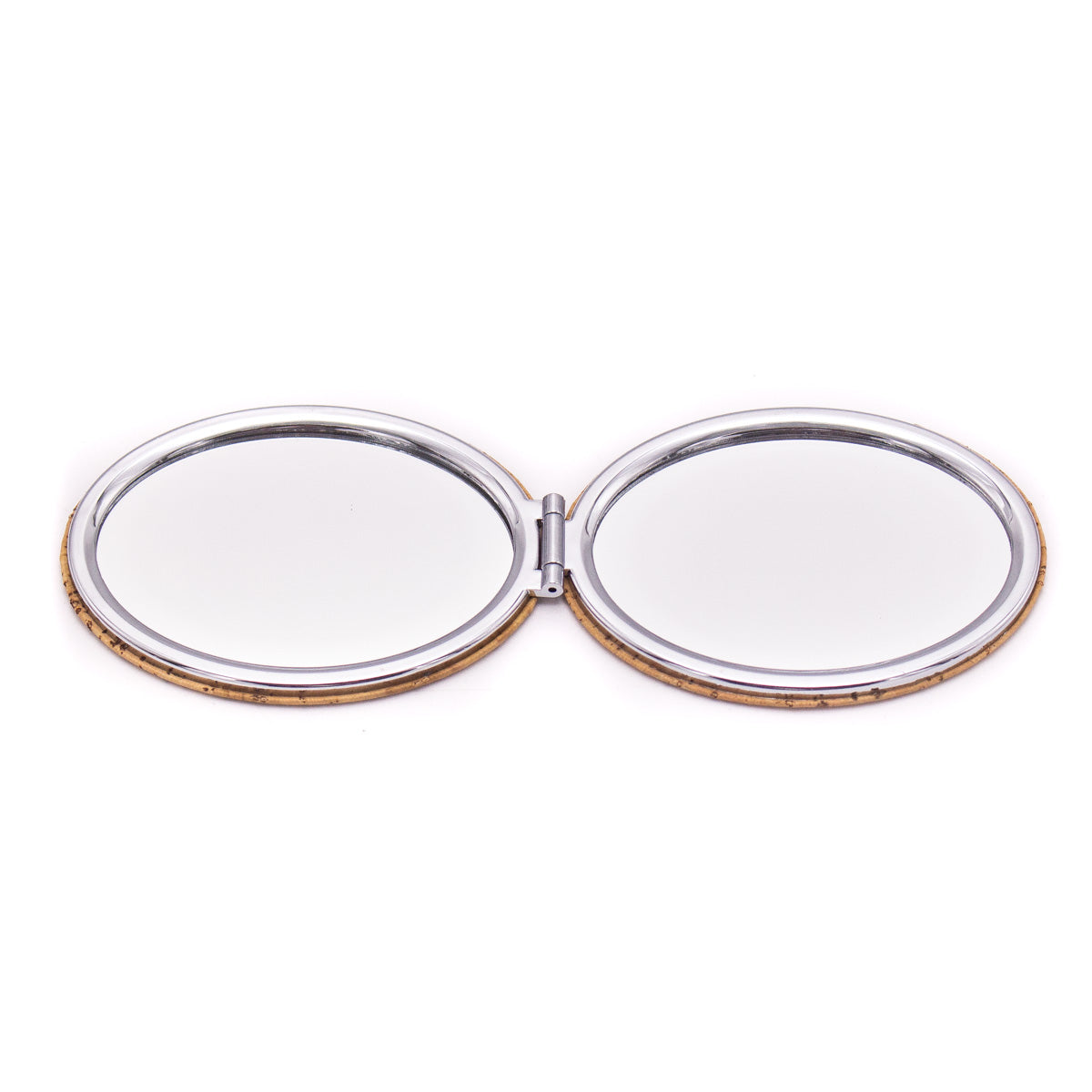 rinted Cork Round Compact Mirror L-033-MIX-9（9units）