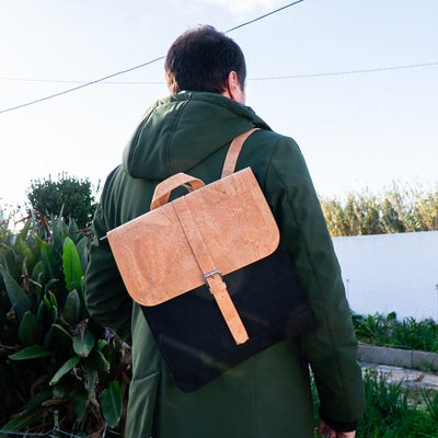 Cork and Canvas Fusion Laptop Commuter Backpack for Laptops Up to 15 Inches BAG-2287