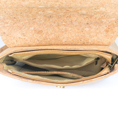 Cork and Coffee Bean Fusion Unisex Crossbody Bag BAG-2289