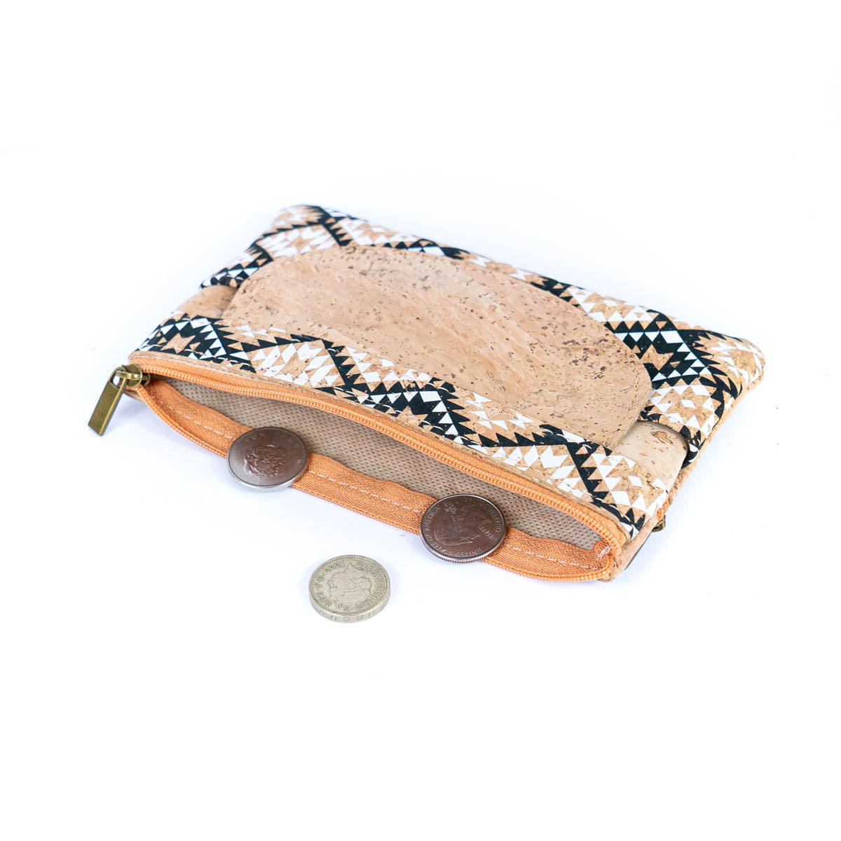 Cork Coin Purse with Front Pocket BAGP-017-MIX-4（4units）