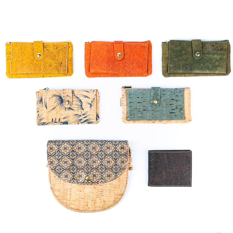 Pack of 7 Faulty Cork Purses SB-81-7