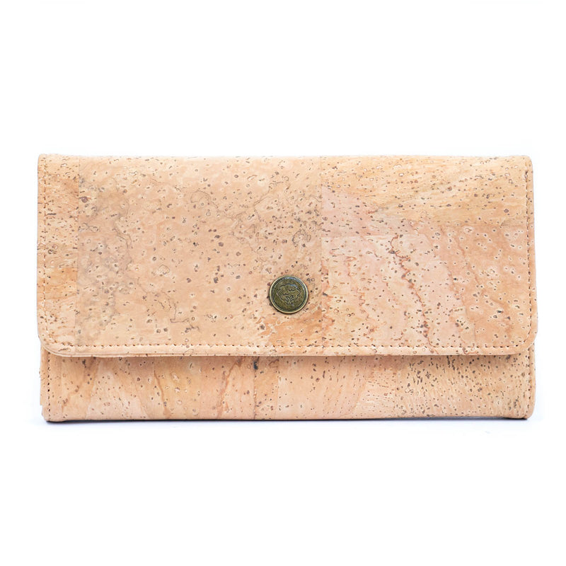 Lux cork bifold smart vegan women&