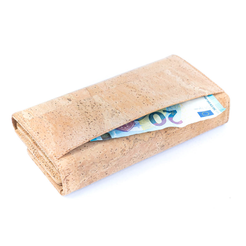 Lux cork bifold smart vegan women&