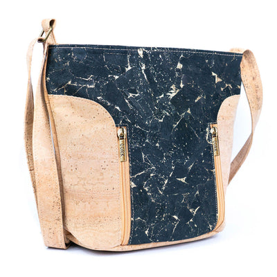 Cork Women's Crossbody Bag with Zippers BAGP-278