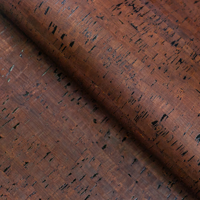 Brown Portuguese cork fabric rustic COF-464