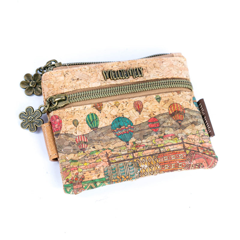 Cork Coin Purse with City Landmark Designs  BAGF-096