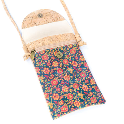 Printed Cork Women's Mini Crossbody Phone Bags BAGP-020