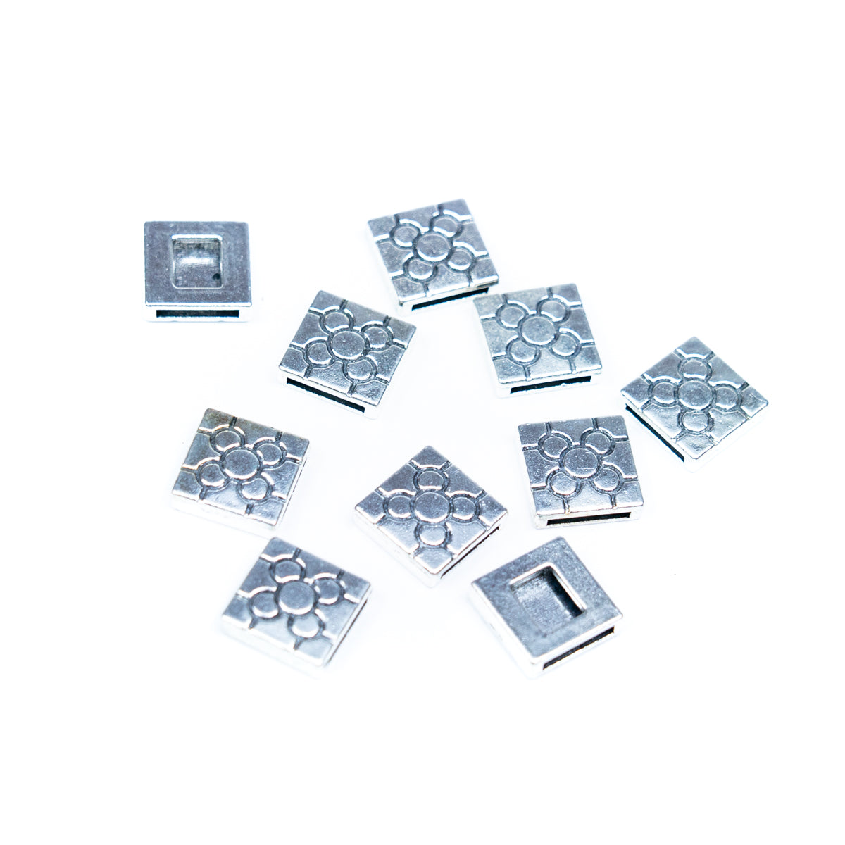 10 Pcs For 10mm flat leather,jewelry supplies jewelry finding D-1-10-158