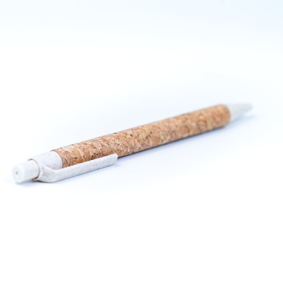 10units-Cork Ballpoint Pens - Eco-Friendly Set of Five with Biodegradable Plastic L-1009