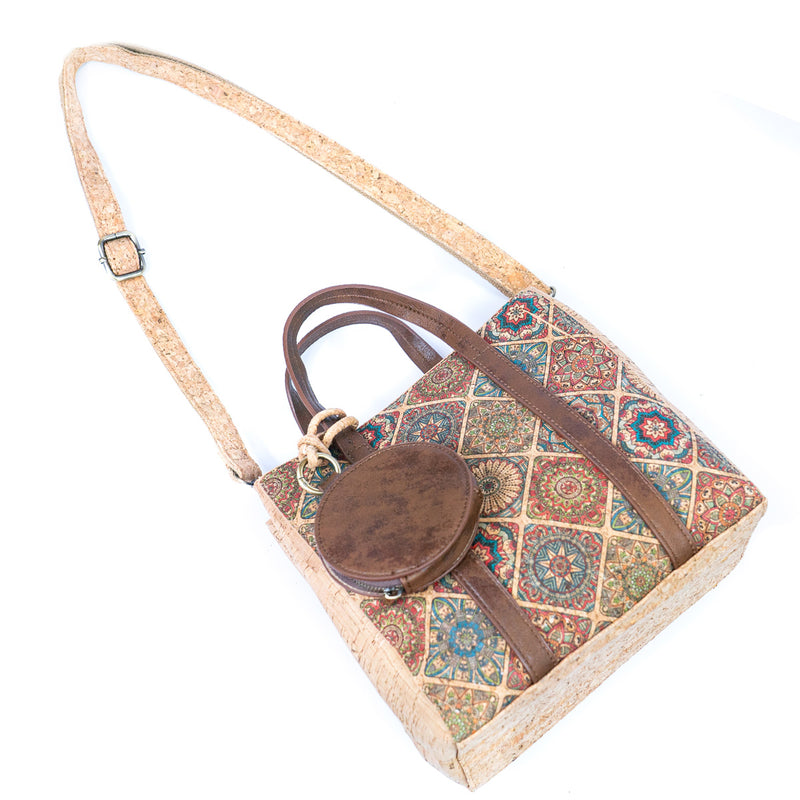 Flash Sale Printed Cork Crossbody and Handbag for Women BAGD-549