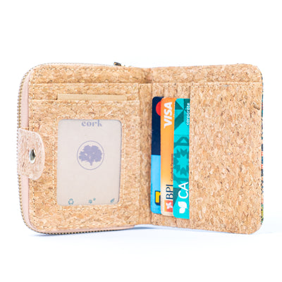 Cork Card Holder Wallet  BAGD-542-MIX-6（6units）