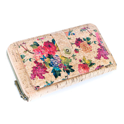 Cork Large Women's Wallet and Clutch BAGD-544-MIX-6（6units）