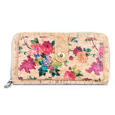 Cork Large Women's Wallet and Clutch BAGD-544-MIX-6（6units）