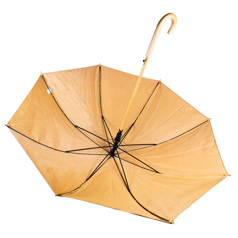 Eco-Chic Long Cork Umbrella – Sustainable Style Meets Functionality L-1035