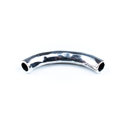 5PCS For about 5mm leather antique silver  tube forJewelry supply Findings Components-D-5-5-260