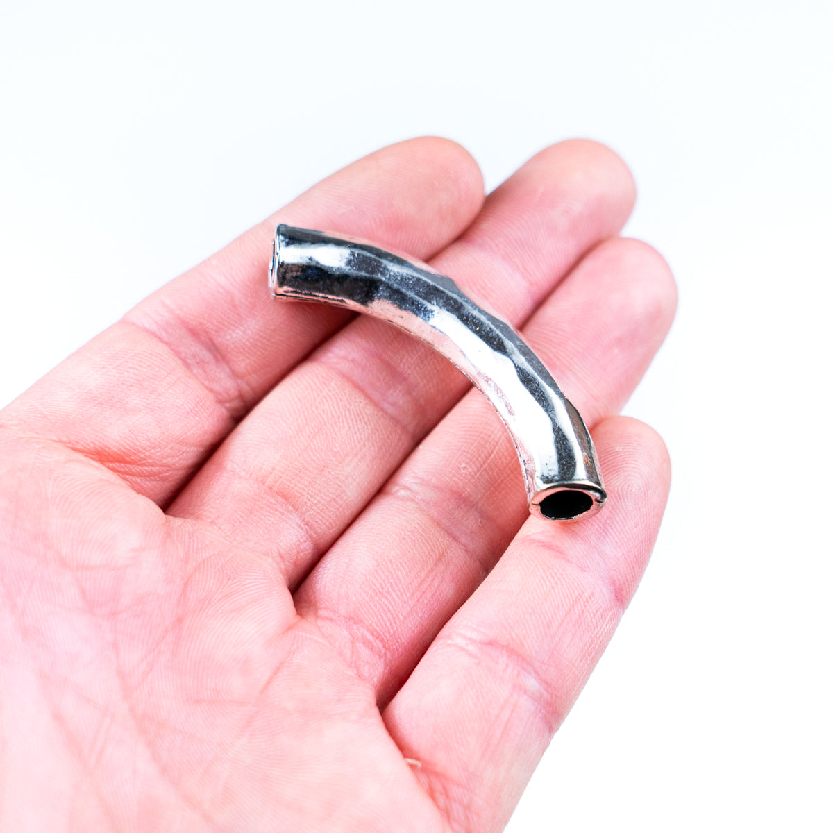 5PCS For about 5mm leather antique silver  tube forJewelry supply Findings Components-D-5-5-260