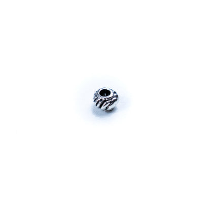 30pcs about 2mm round leather Antique Silver  beads  jewelry supplies jewelry finding D-5-3-184