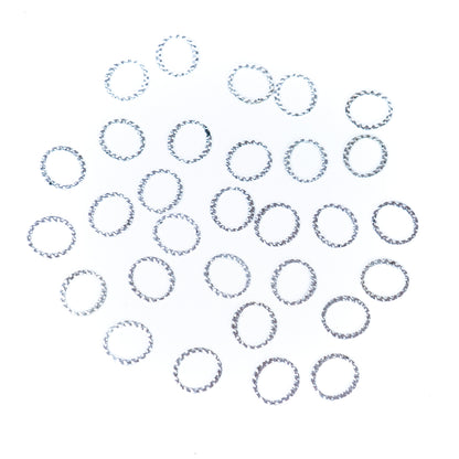 30 units antique silver Oval ring pendant charms jewelry finding suppliers D-3-34