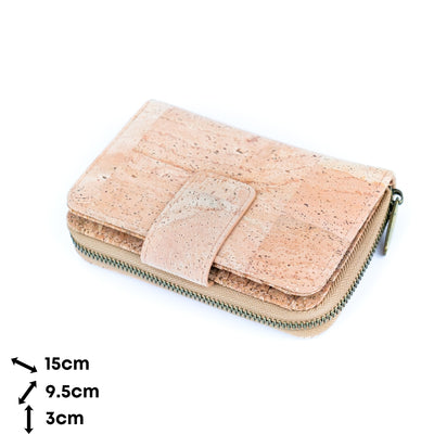 Stylish and Functional Medium-Sized Women's Cork Wallet BAG-2304
