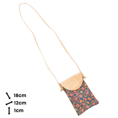 Printed Cork Women's Mini Crossbody Phone Bags BAGP-020