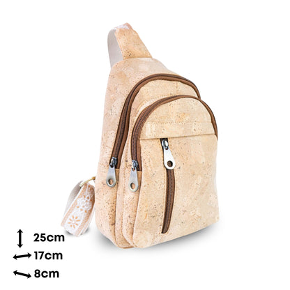 Natural Cork Sling Bag — BAGD-644
