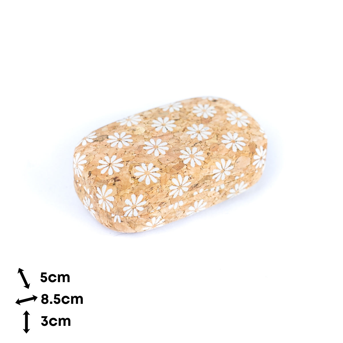 Cork Contact Lens Case with Mirror – Multicolor Pattern – L-1164-MIX-24 (24 Units)