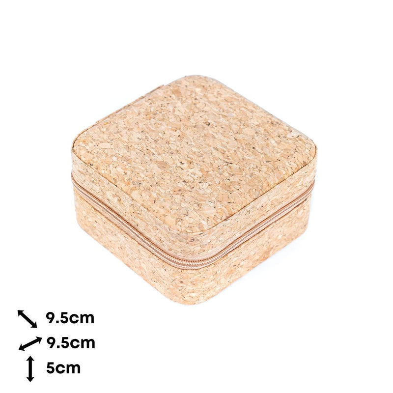 Natural Cork Jewelry Storage Box L-1003