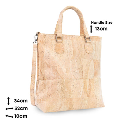 Natural Cork Tote Bag with Detachable Strap BAGP-401