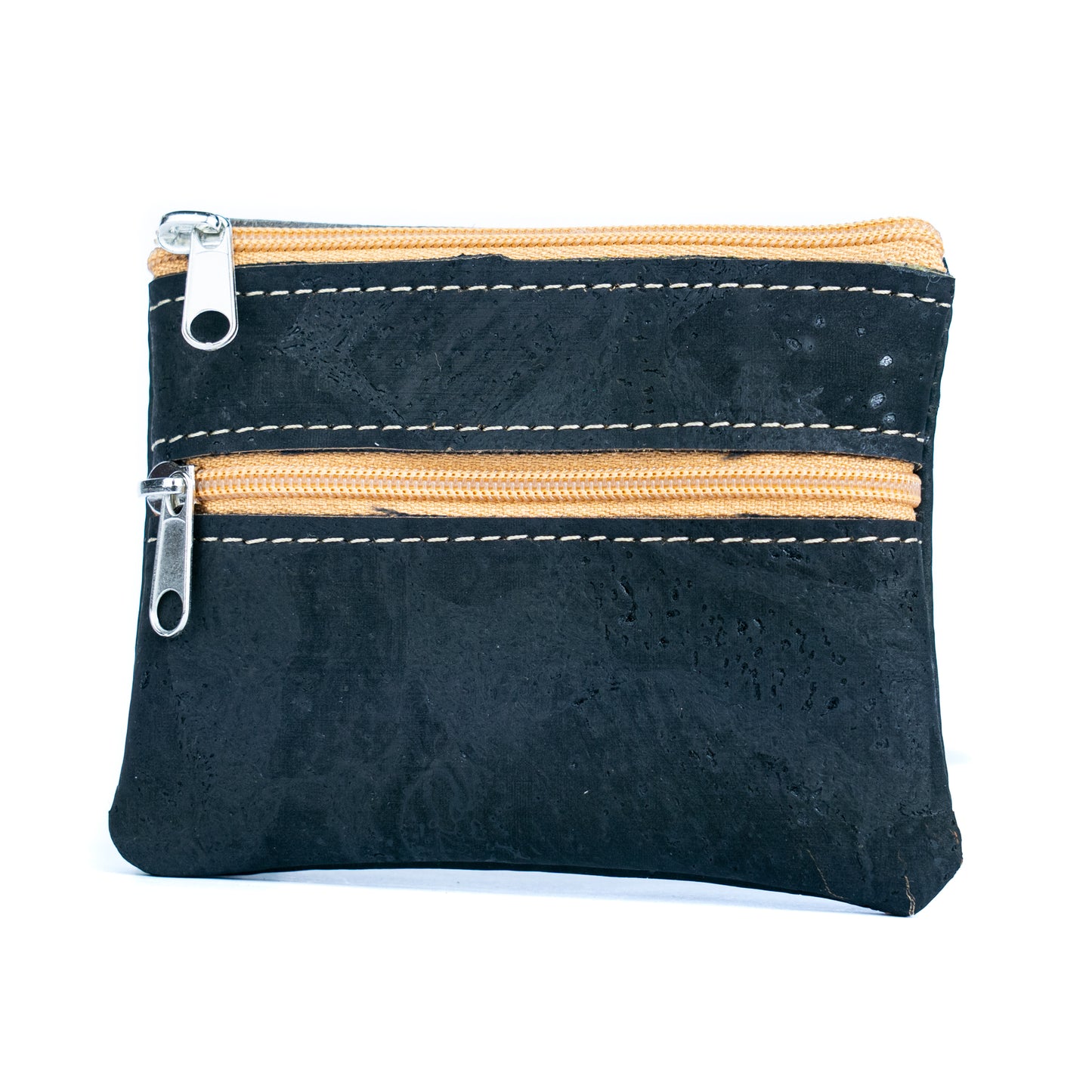 Eco-Friendly Cork Coin Purse with Dual Zippers BAGP-332(5units)