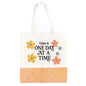 Tote Bag - Cotton and Cork Combination with Christmas and Other Designs BAGD-525