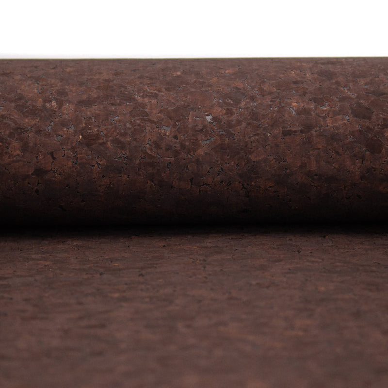 Agglomerate Dark Brown Portuguese Cork Fabric Cof-348