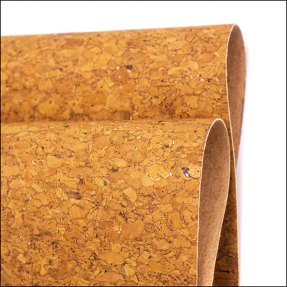 Agglomerate Yellow Portuguese Cork Fabric Cof-358