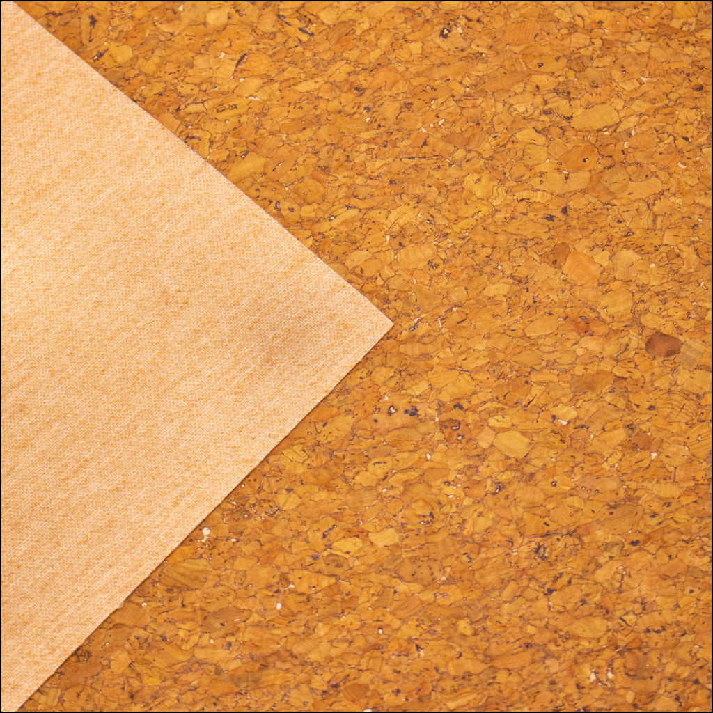 Agglomerate Yellow Portuguese Cork Fabric Cof-358
