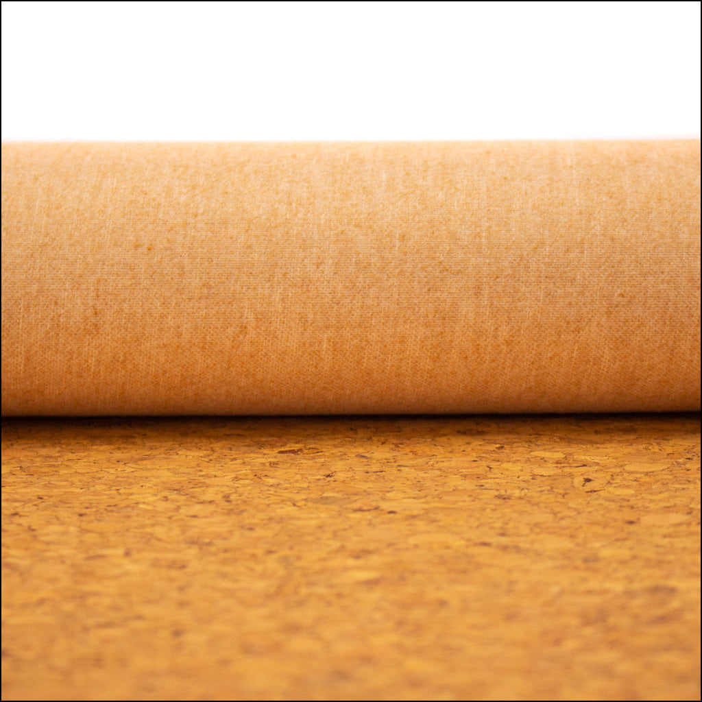 Agglomerate Yellow Portuguese Cork Fabric Cof-358