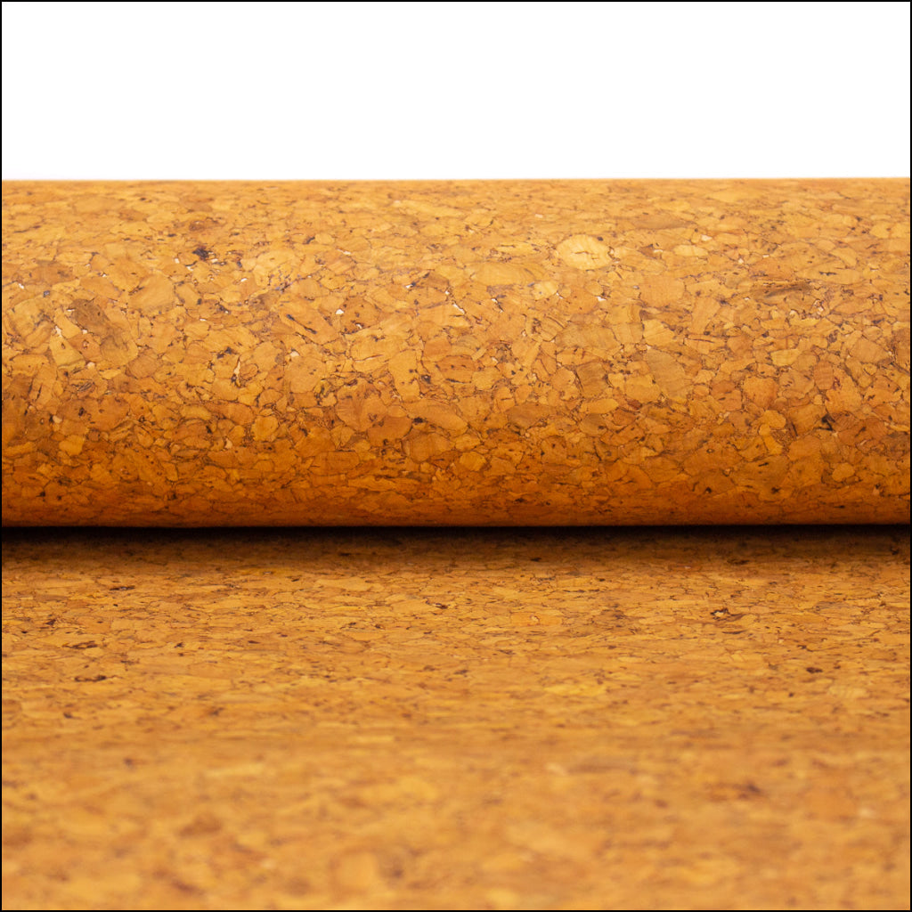 Agglomerate Yellow Portuguese Cork Fabric Cof-358