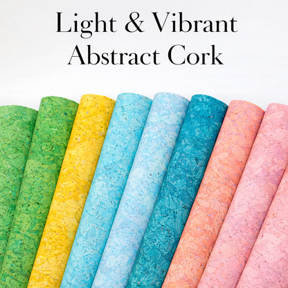 Light & Vibrant Abstract Cork - Sample