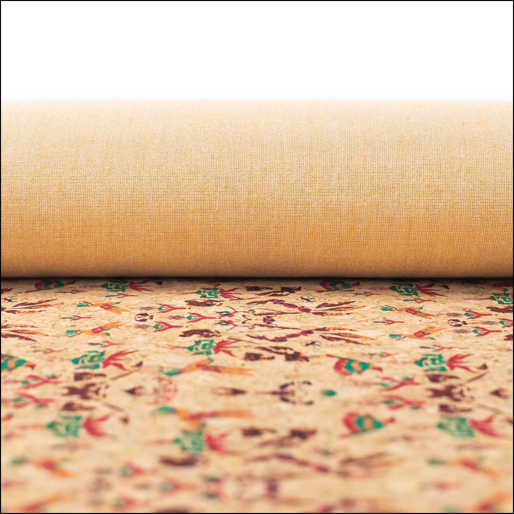 Birds Of Paradise Cork Fabric- Cof-365-New Cork Fabric
