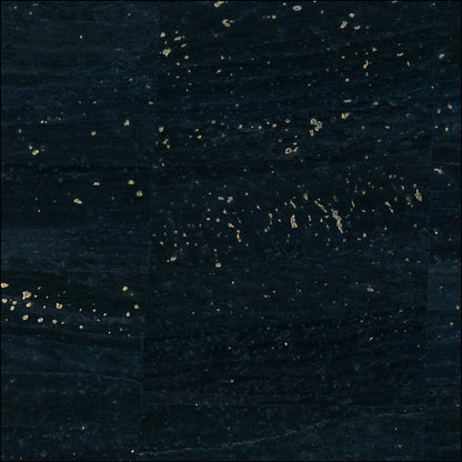 Black Cork Fabric with Natural Gold Flecks COF-655 cork fabric