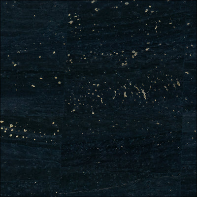 Black Cork Fabric with Natural Gold Flecks COF-655 cork fabric