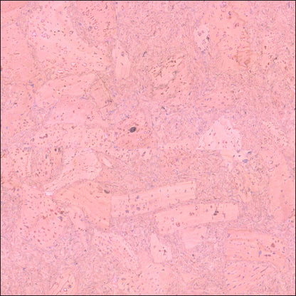 Block Style Pink Cork Fabric With Beige Backing 0.73 Thickness Cof - 532 - B Cork Fabric