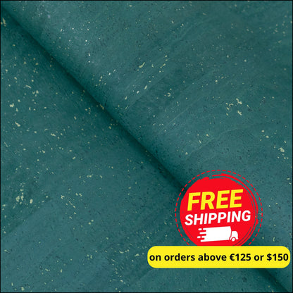 Blue Cork fabric COF-618 cork fabric