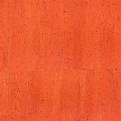 Bold Orange Solid Cork Fabric - 0.87Mm Thickness Cof-585 Cork Fabric