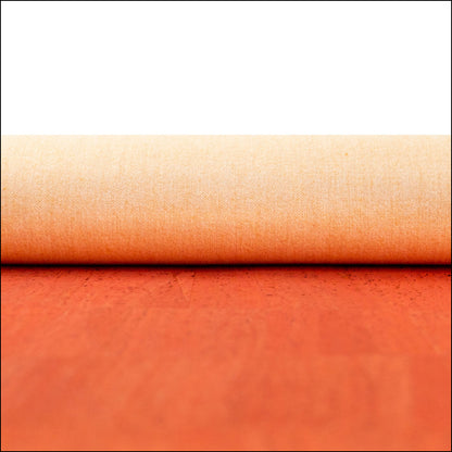 Bold Orange Solid Cork Fabric - 0.87Mm Thickness Cof-585 Cork Fabric