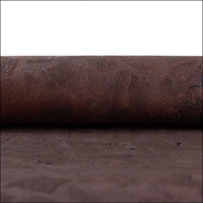 Brown Cork Fabric In Block Style 0.90Mm Thickness Cof-612 Cork Fabric