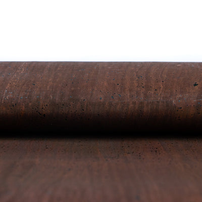 Brown Cork Fabric With 0.75Mm Thickness And Black Backing Cof - 535 - B Cork Fabric