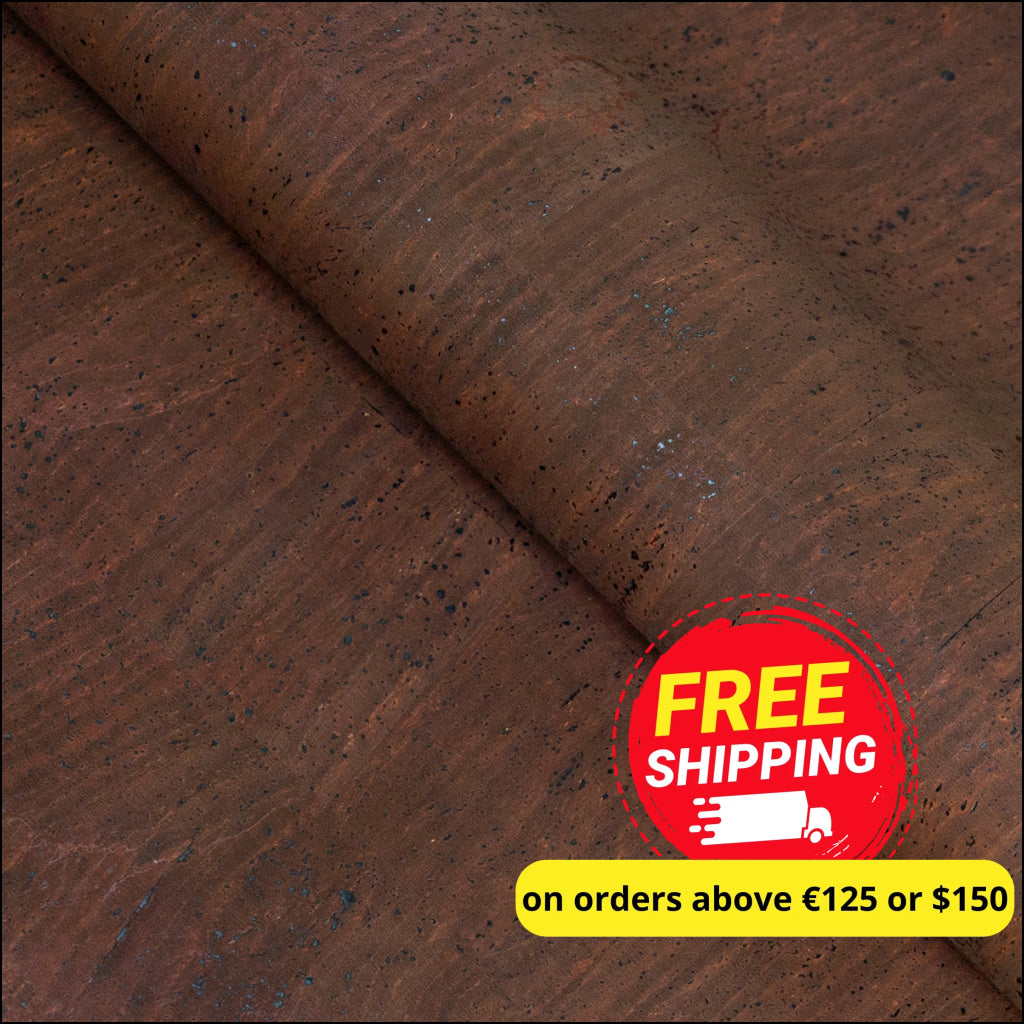 Brown Natural Cork Fabric - 0.82Mm Thickness Cof-592 Cork Fabric
