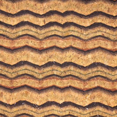 Brushy Mountain Waves Cork Fabric- Cof-262-A Cork Fabric