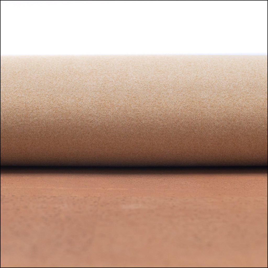 Burlywood brown cork textile sheet portuguese cork fabric COF-439 cork fabric